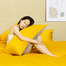 CRIA 60支纯棉贡缎双面拼色床上套件（黄色+灰色） 黄灰 【三件套】被套：1.5*2m，适用1.2米宽床