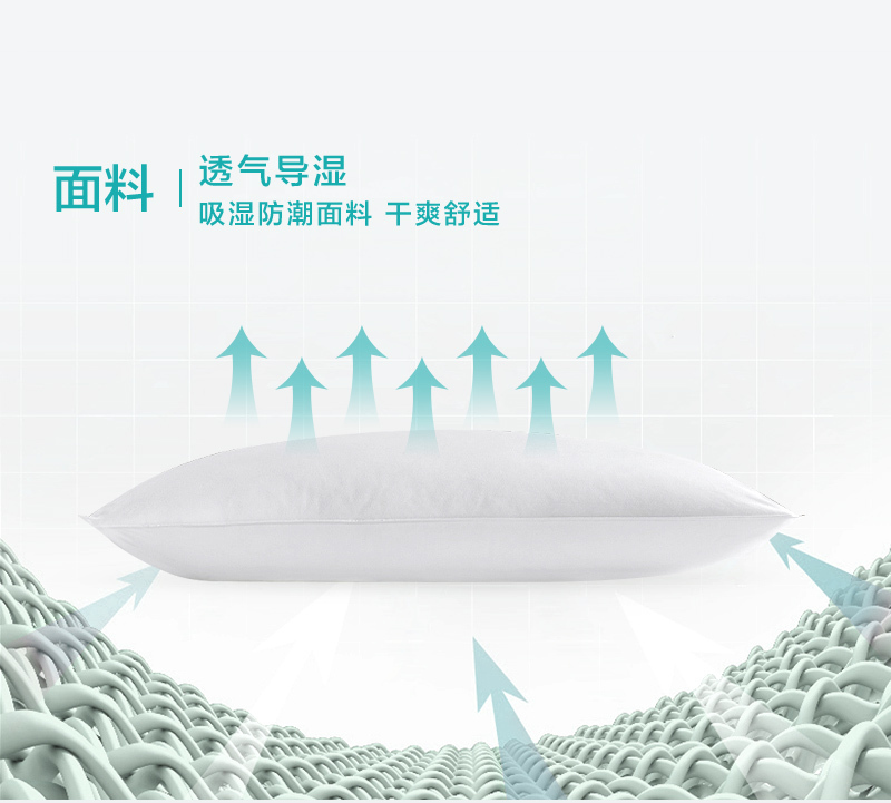 CRIA纯羊毛儿童枕 白色 S