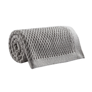 新西兰原产CRIA  美丽奴婴儿针织羊毛毯灰色