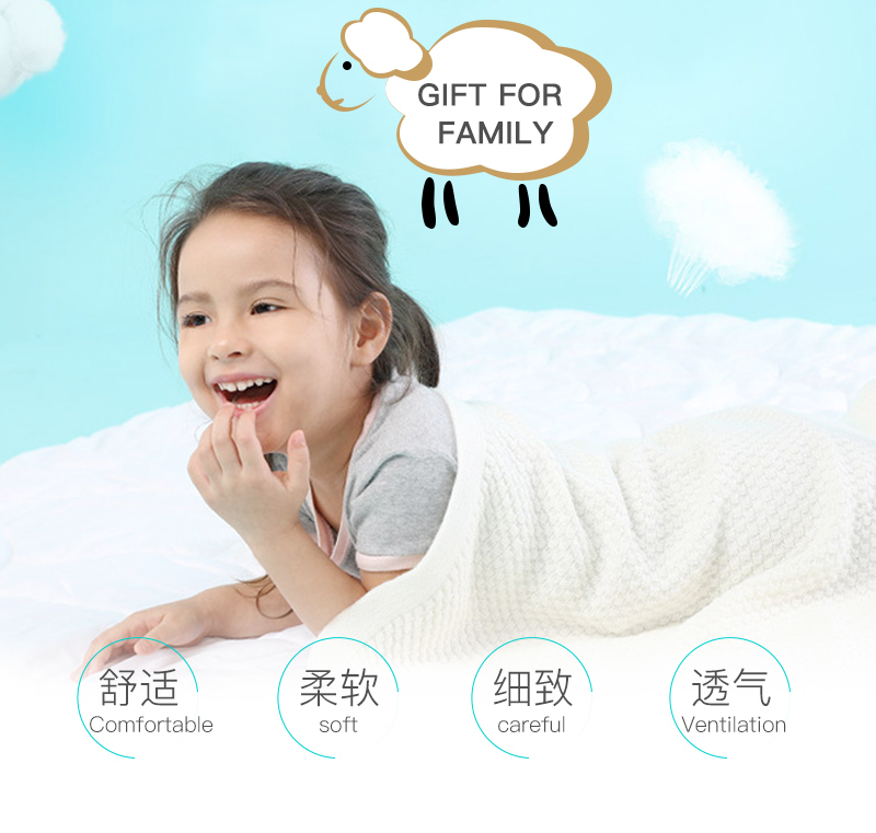 新西兰原产CRIA 100%美利奴羊毛多功能毯 米黄