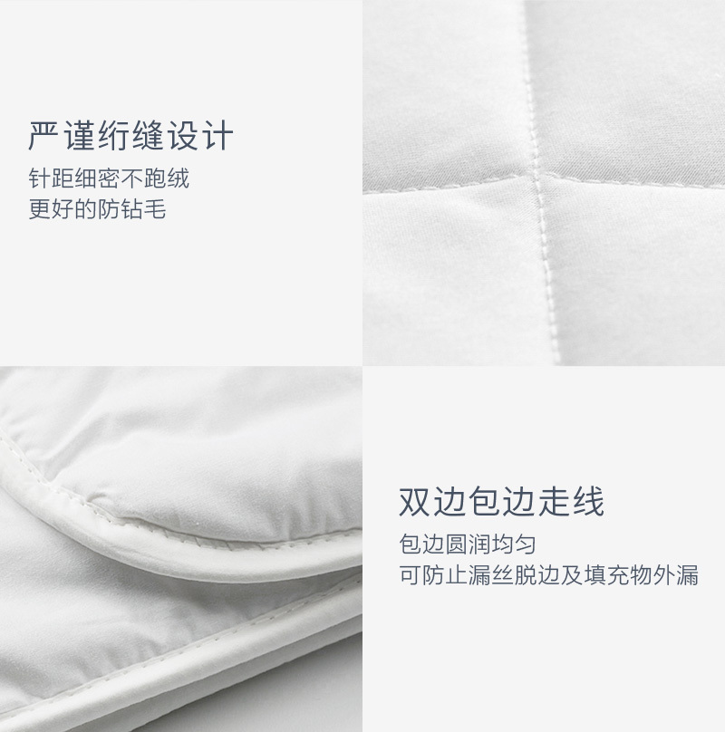 CRIA全羊毛冬被保暖被 500gsm 白色 S