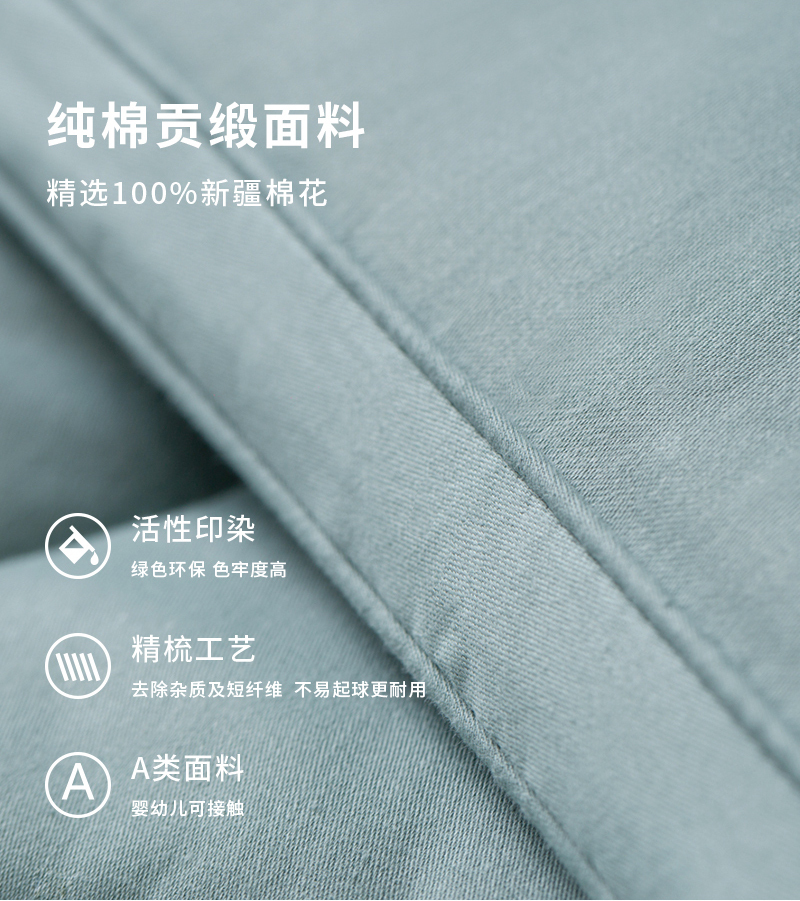 CRIA  负氧离子澳毛冬被430gsm 蓝绿 1.5*2M