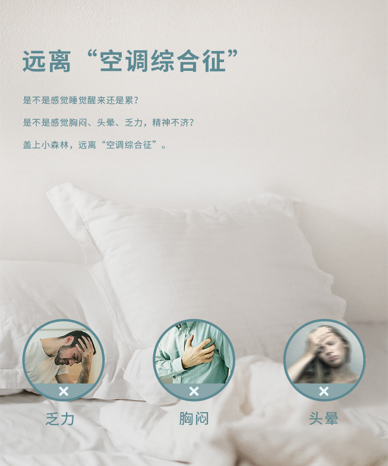 CRIA  负氧离子澳毛冬被430gsm 蓝绿 1.5*2M