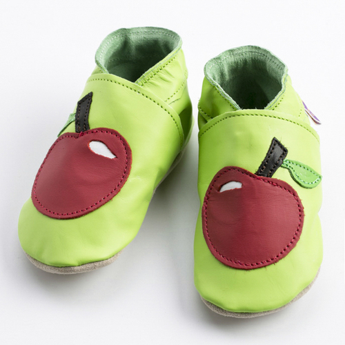 英国原产Starchild牛皮童鞋婴幼儿学步鞋软底鞋  小苹果 果绿 M