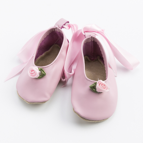 英国原产Starchild牛皮童鞋婴幼儿学步鞋软底鞋  芭蕾 嫩粉 M