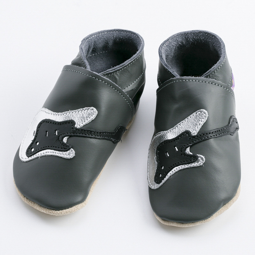 英国原产Starchild牛皮童鞋婴幼儿学步鞋软底鞋  酷乐 灰蓝 S