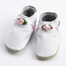 英国原产Starchild牛皮童鞋婴幼儿学步鞋软底鞋  玫瑰结 白色 L