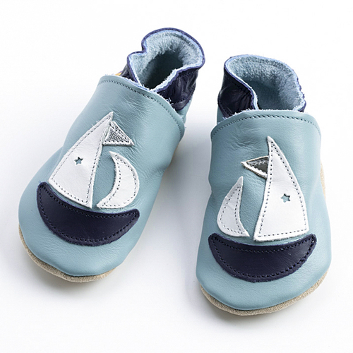 英国原产Starchild牛皮童鞋婴幼儿学步鞋软底鞋 水绿 S