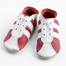 英国原产Starchild牛皮童鞋婴幼儿学步鞋软底鞋  复古风 正红 L