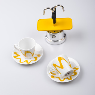 意大利原产Top Moka红心皇后礼盒迷你摩卡壶2杯版