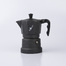 意大利原产Top Moka家用摩卡壶咖啡壶黑色底座2杯版 黑色