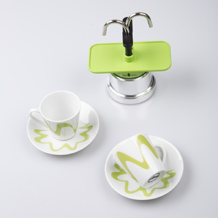 意大利原产Top Moka红心皇后礼盒迷你摩卡壶2杯版