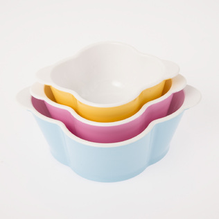 韩国原产deeuno健康儿童碗宝宝碗婴儿碗混色三件套