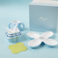 韩国原产deeuno健康儿童餐具套装宝宝餐具套装单色八件套 天蓝