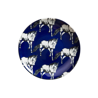 瑞典原产STUDIO LISA BENGTSSON 长石陶瓷餐碟菜碟果盘独角兽