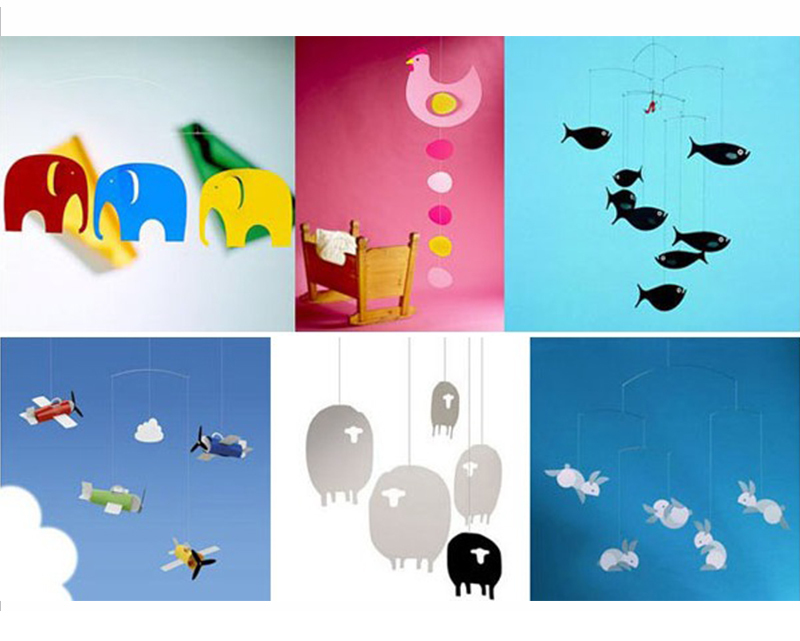 丹麦原产Flensted mobiles 手工房间装饰吊饰挂饰交响乐 黑色