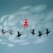 丹麦原产Flensted mobiles 房间装饰手工无声吊饰挂饰 芭蕾