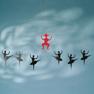 丹麦原产Flensted mobiles 房间装饰手工无声吊饰挂饰 芭蕾