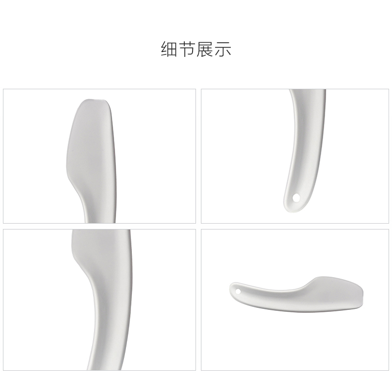 瑞典原产Linden厨房用具一体成型面团抹刀 白色