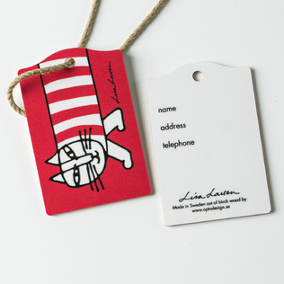 瑞典原产Optodesign 米琪猫系列木质行李牌旅行箱2只装