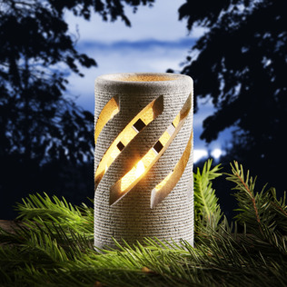 芬兰原产HUKKA滑石烛台 摆件装饰烛台JÄTKÄ