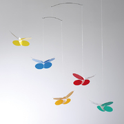 丹麦原产Flensted mobiles 手工房间装饰无声吊饰挂饰 蝴蝶