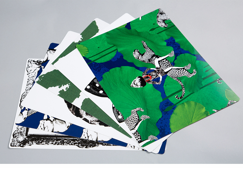 瑞典原产STUDIO LISA BENGTSSON 塑料餐垫桌垫隔热垫 幸福 绿色