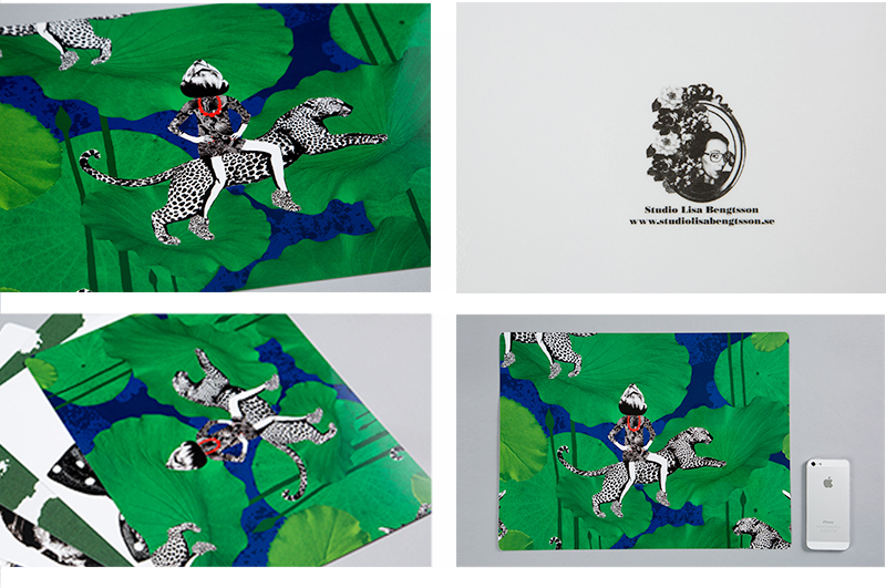 瑞典原产STUDIO LISA BENGTSSON 塑料餐垫桌垫隔热垫 幸福 绿色