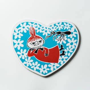 瑞典原产Optodesign 姆明系列木质锅垫餐桌隔热防烫垫 小美