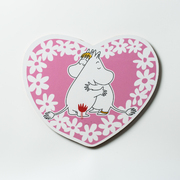 瑞典原产Optodesign 姆明系列木质锅垫碗垫隔热防烫垫 心连心