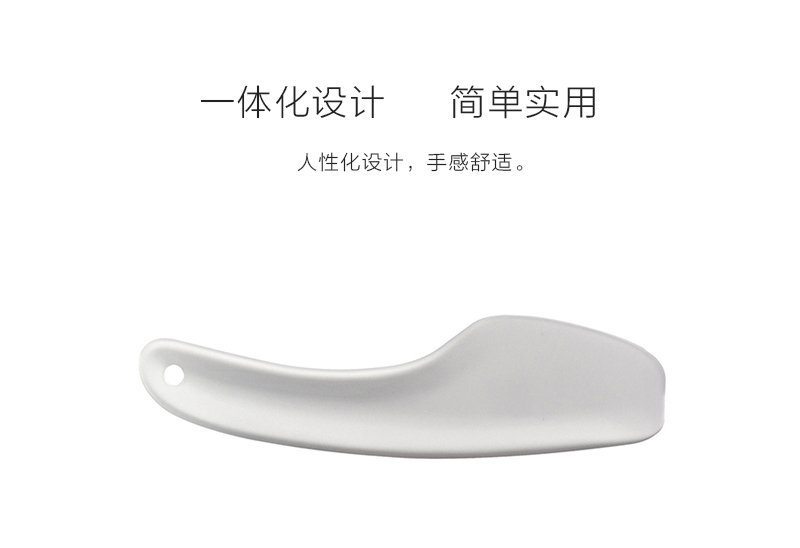 瑞典原产Linden厨房用具一体成型面团抹刀 白色