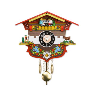 德国原产Engstler黑森林石英挂钟客厅卧室田园风创意漆绘