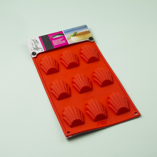 意大利原产Gamme gourmet 玛德琳甜点9连硅胶模