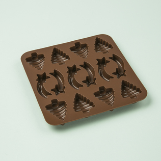 意大利原产Gamme gourmet 彗星与树巧克力14连硅胶模具