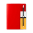芬兰原产PRIVATE CASE 薄笔记本记事本文具可更换纸芯 红色 大款