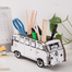 德国原产Werkhaus大众面包车创意手工DIY木质收纳盒（涂鸦） 白色