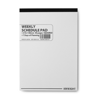 日本原产INFIEIGHT周计划本工作效率手册记事本子
