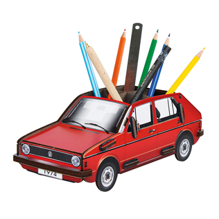 德国原产Werkhaus大众高尔夫创意木质笔筒收纳盒整理盒