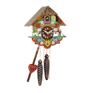 德国原产Engstler黑森林石英布谷鸟钟挂钟钟表彩色的家