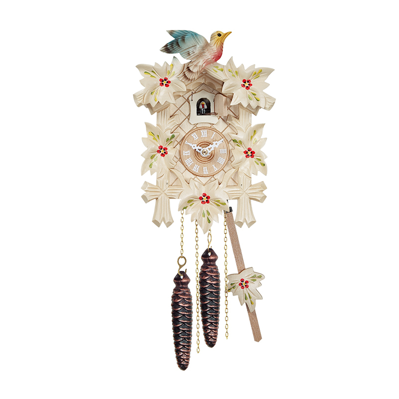 德国原产engstler黑森林雕刻石英布谷鸟钟挂钟 彩虹鸟 522/7 q