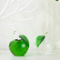 意大利原产Ranoldi苹果造型水晶摆件 创意工艺品摆件生日礼物 绿色