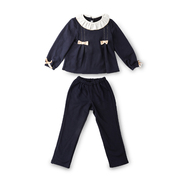 西班牙Nene Canela秋款荷叶领运动装 女宝宝外套 裤子