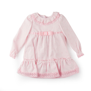 西班牙原产Nene Canela荷叶领长袖连衣裙长袖公主裙子