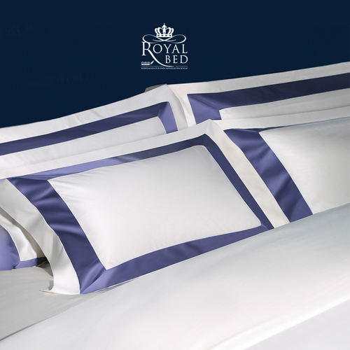 OBB ROYAL BED 200支埃及长绒棉1000TC四件套 丝绒天蓝 220*240cm（适用于1米8的床）
