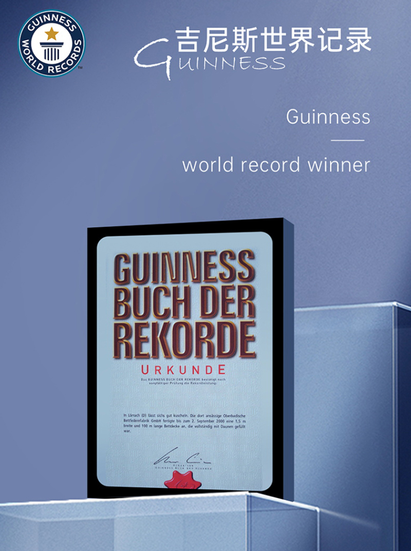 德国原产OBB Royal Bed850蓬西伯利亚95%鹅绒博登春秋被 白色 220*240cm（适用于1.8m的床）