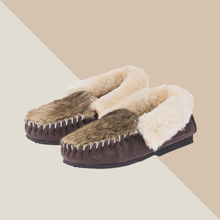 澳大利亚原产CHIC EMPIRE 袋鼠皮羊皮家居鞋