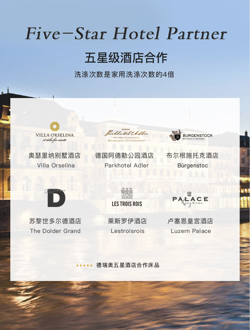 德国原产OBB Royal bed850蓬95%西伯利亚全鹅绒枕INN极软枕 白色 M