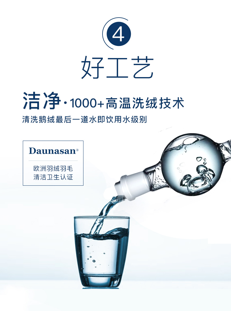 德国原产OBB Royal Bed加拿大95%鹅绒 Eibsee艾博夏被空调被 白色 150*200cm(适用于1.2m的床)