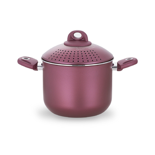 意大利原产PENSOFAL免笊篱排水双层锅底炖煮养生汤锅20cm