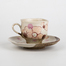 日本原产虚空藏窑URARA系列九谷烧手工咖啡杯 粉色